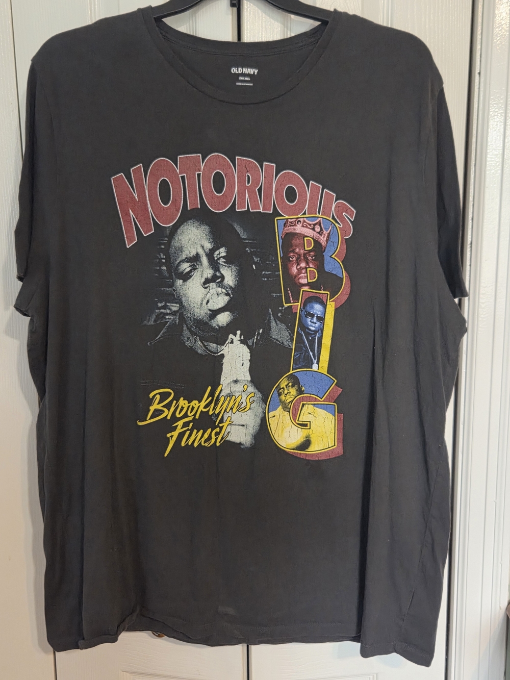 Old Navy Men’s Black Notorious B.I.G. Graphic Tee 3x, Tall
